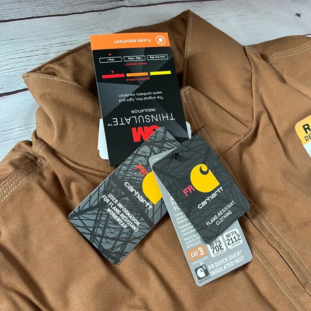 Carhartt Fire-Resistant Quick Duck® Vest - Insulated